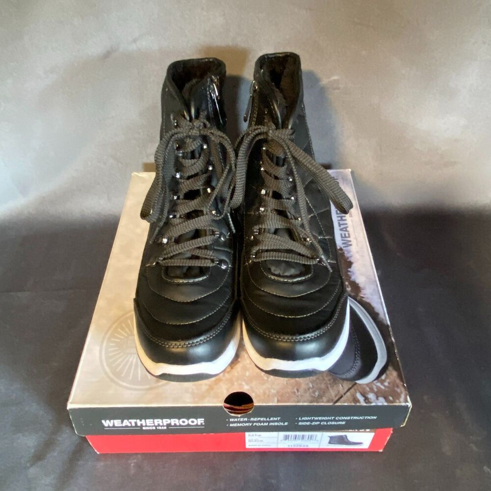 Weatherproof Katie Boots Women's Size 9 Black
